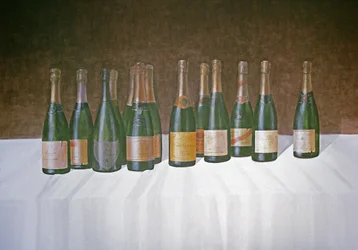 Winescape, Champagne, 2003 (akryl på lærred)